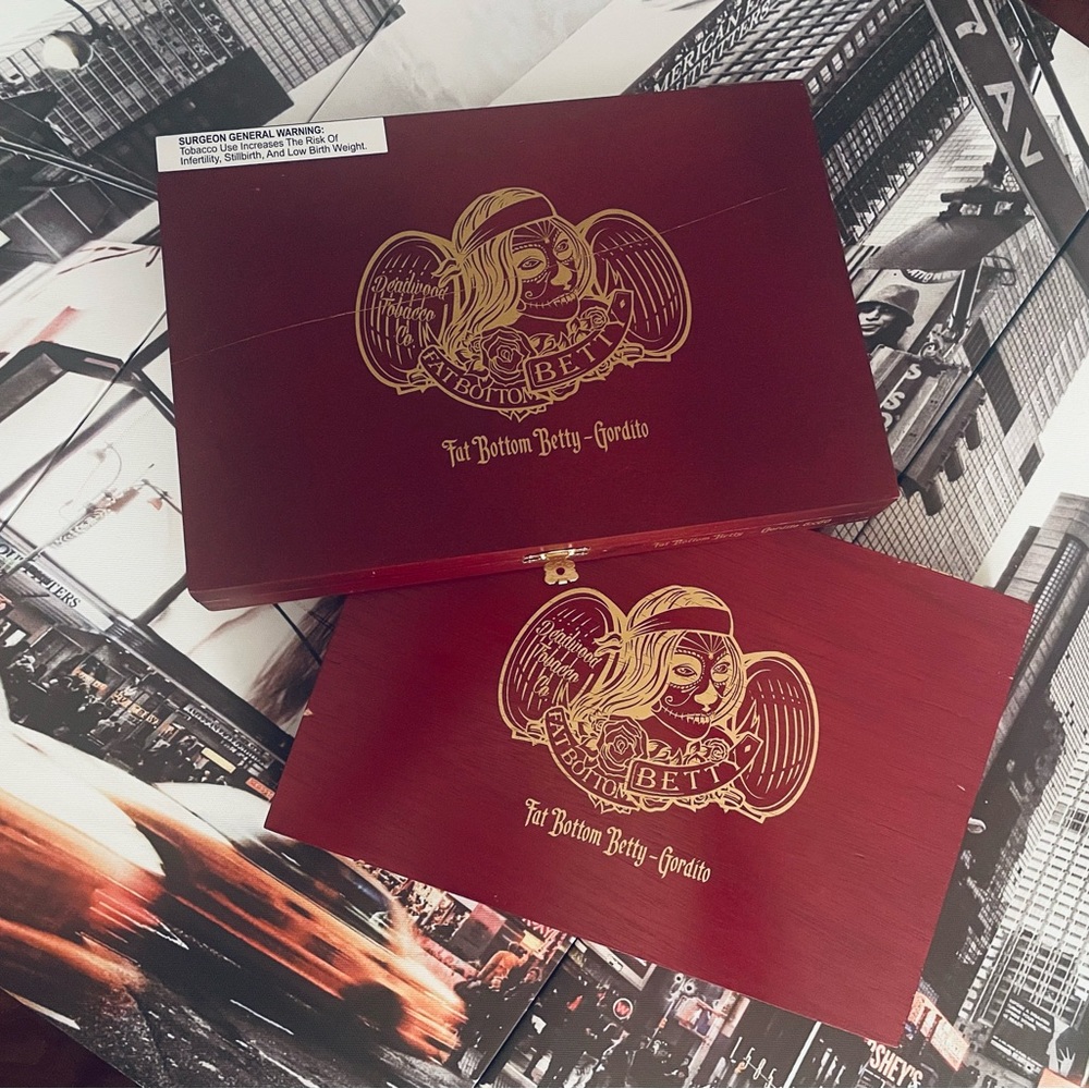 “FAT BOTTOM BETTY” CIGAR BOXES (BOTH INCLUDED)